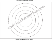Shape Tracing - Circles - 2 Worksheets