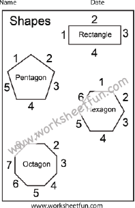 shapes worksheets