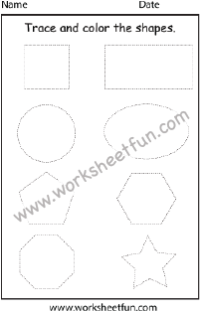 shapes worksheet