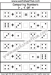 Number – Greater & Smaller / FREE Printable Worksheets – Worksheetfun