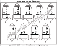 Addition Doubles – 1 Worksheet