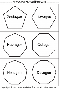 Printable Polygon Chart