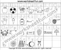 Capital & Small Letter Tracing Worksheet