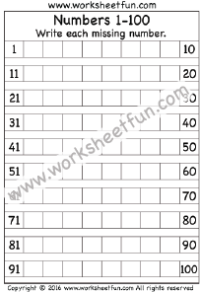 Free Printable Number Tracing Worksheets 1-100 Pdf - img-dandelion