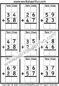 Addition Worksheets / FREE Printable Worksheets – Worksheetfun