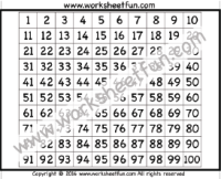 Number Chart 1-100