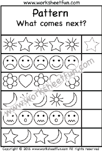 pattern free printable worksheets worksheetfun