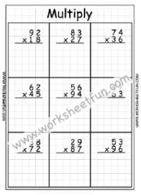 multiply 2 digit by 2 digit