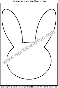 Easter Bunny – One Worksheet