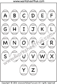 Capital And Small Letters Chart