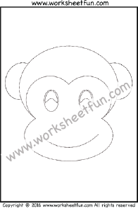 Monkey Tracing Worksheet