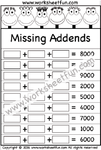 missing addends