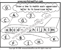 Capital And Lowercase Alphabet Chart