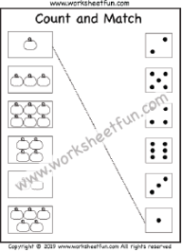 Dice Worksheets