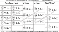 Subtraction – Eight Worksheets