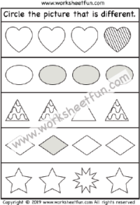 Same and Different – 1 Worksheet