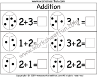 Addition Within 5 – One Worksheet
