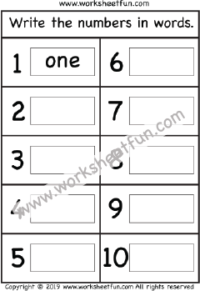 number names free printable worksheets worksheetfun