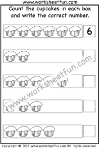 Counting – Count how many – 1 Worksheet