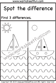 Spot the difference – One Worksheet / FREE Printable Worksheets ...