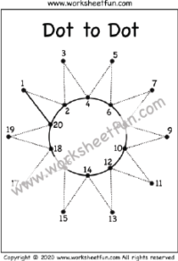 Dot to Dot Worksheet