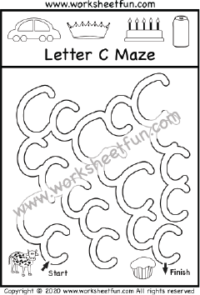 Letter C Maze