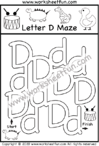 Letter D Maze