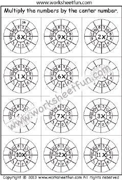 Times Table worksheets