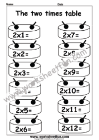 Times Table Worksheets