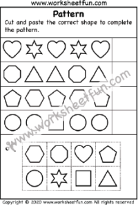 Cut And Paste Worksheet