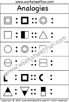 Picture Analogies – One Worksheet / FREE Printable Worksheets ...