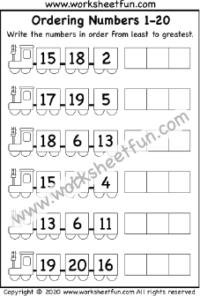 ascending free printable worksheets worksheetfun