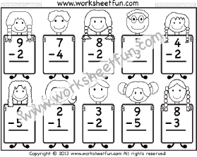 Subtraction Worksheets / FREE Printable Worksheets – Worksheetfun