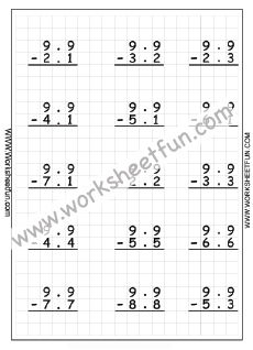 Subtraction Worksheets / FREE Printable Worksheets – Worksheetfun