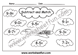 Subtraction Worksheets / FREE Printable Worksheets – Worksheetfun
