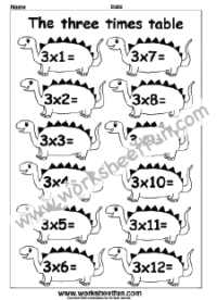 Times Table Worksheets